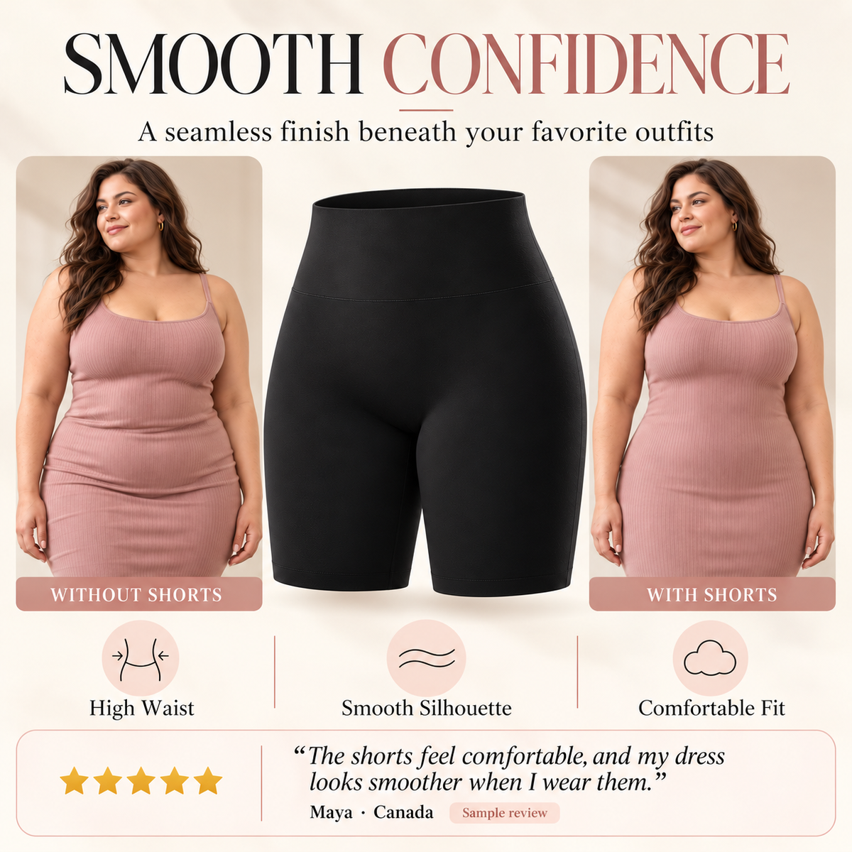 CurveLift™ Tummy-Smoothing & Hip-Lifting Shaper Shorts
