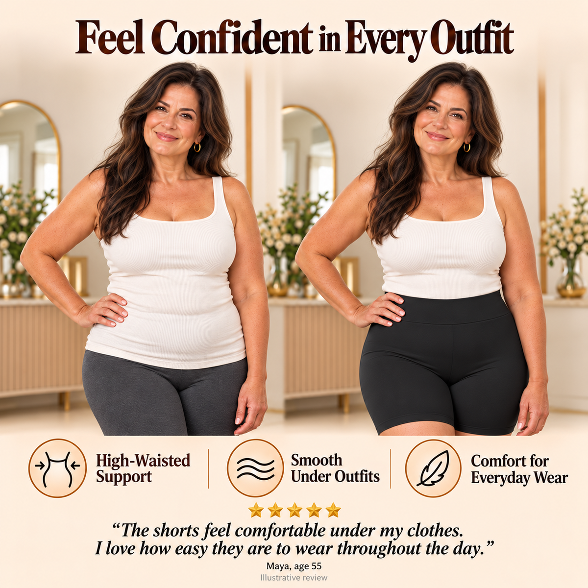 CurveLift™ Tummy-Smoothing & Hip-Lifting Shaper Shorts