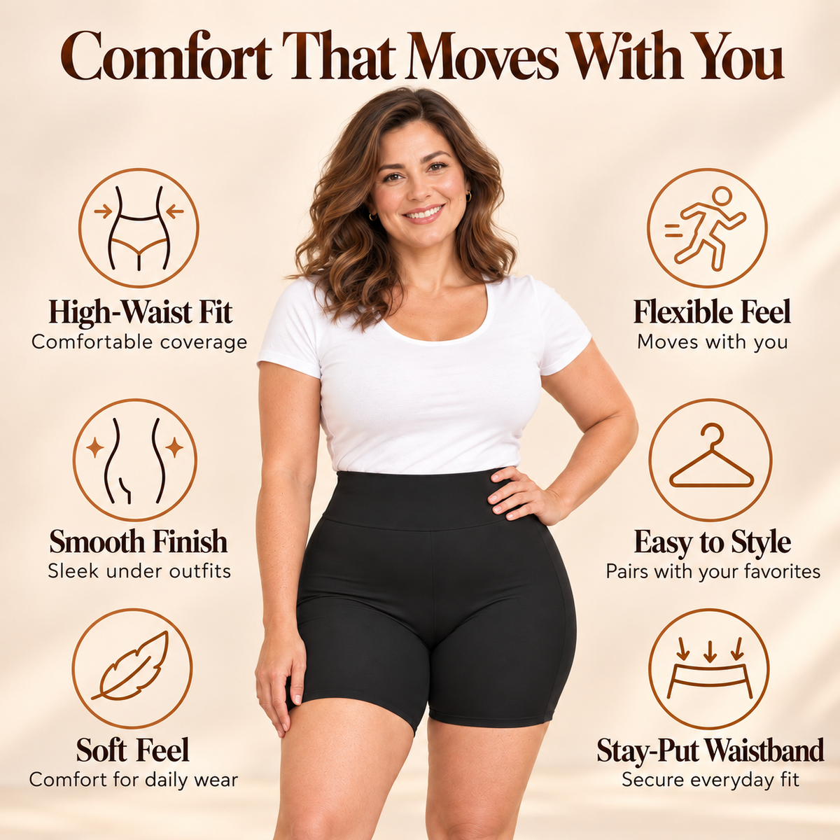 CurveLift™ Tummy-Smoothing & Hip-Lifting Shaper Shorts