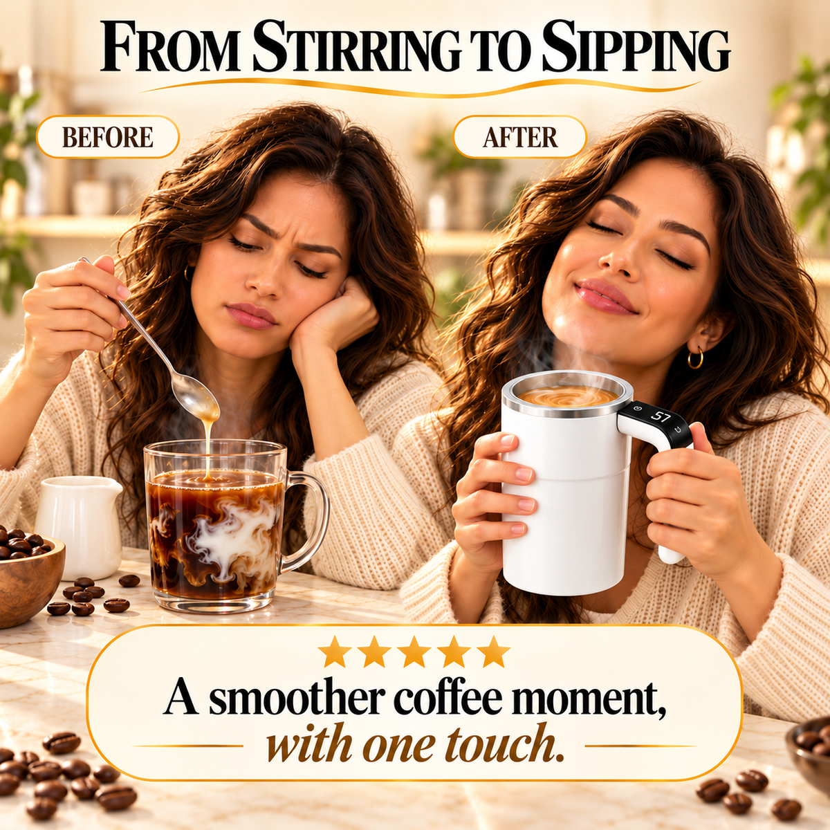 Electric™ Self-Stirring Coffee Mug